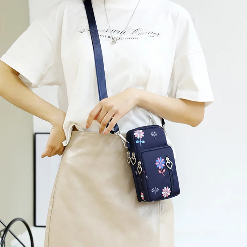 Pochette téléphone géométrique messenger - ShopGET®