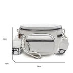 Petit sac banane cuir souple femme