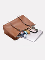 Cabas sac en cuir OFFERTE / Noir / 39x17x28.5cm-OFFERTE / Marron / 39x17x28.5cm-ShopGET® 