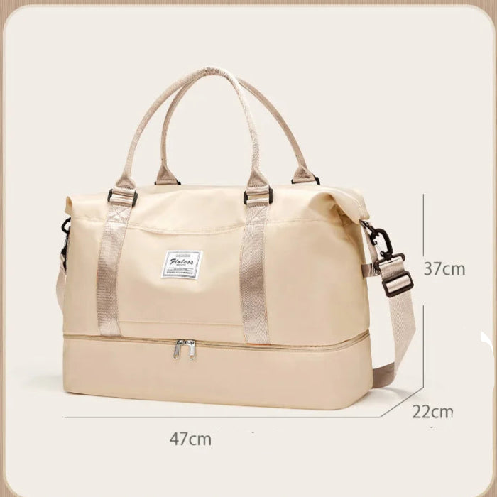 Sac weekend classique pour homme Bleu A-Bleu B-Noir-Beige-Pourpre-Vert-Gris-ShopGET® 