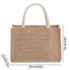 sac cabas tissu Vintage Réutilisable 22x16x13-32x22x13-29x25x15-38x27x16-ShopGET® 