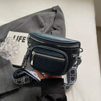 Petit sac banane cuir souple femme