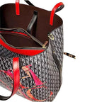 Marque CH Sac cabas femme 33x16x30cm / Blanc-33x16x30cm / Noir-ShopGET 