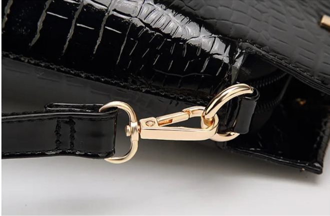 Sac cabas noir tendance et moderne Marron-Bleu-Noir-Burgundy-ShopGET® 