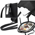 Sac cabas noir Guislaine Gris / 34cm 14cm 27cm-Noir / 34cm 14cm 27cm-Bleu / 34cm 14cm 27cm-ShopGET® 