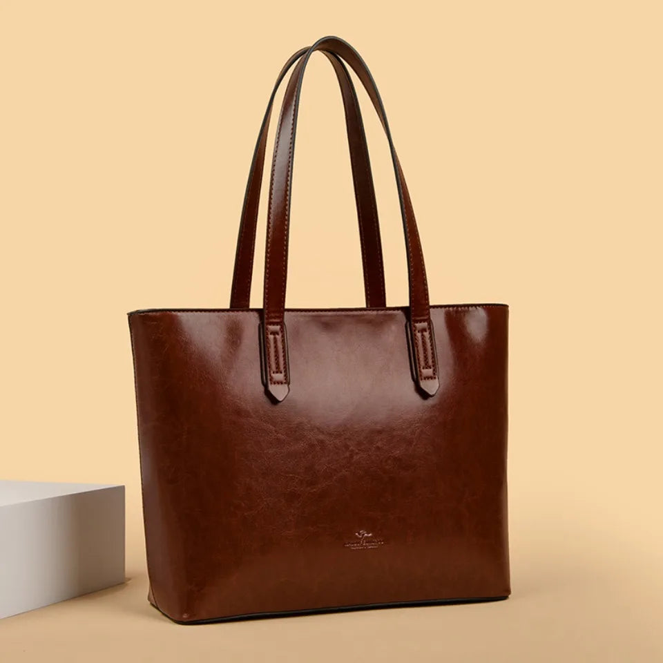 Sac cabas noir classique moderne Noir-Rouge-Jaune-Marron-Bleu-ShopGET® 