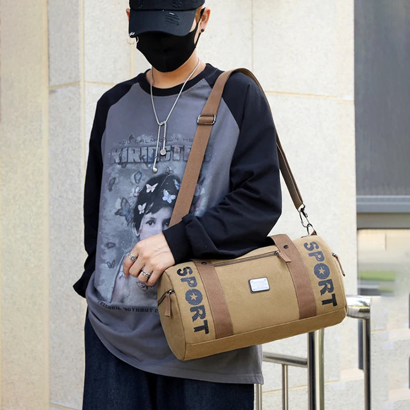 Sac polochon sport homme et femme Bleu-Noir-Kaki-Vert-ShopGET® 