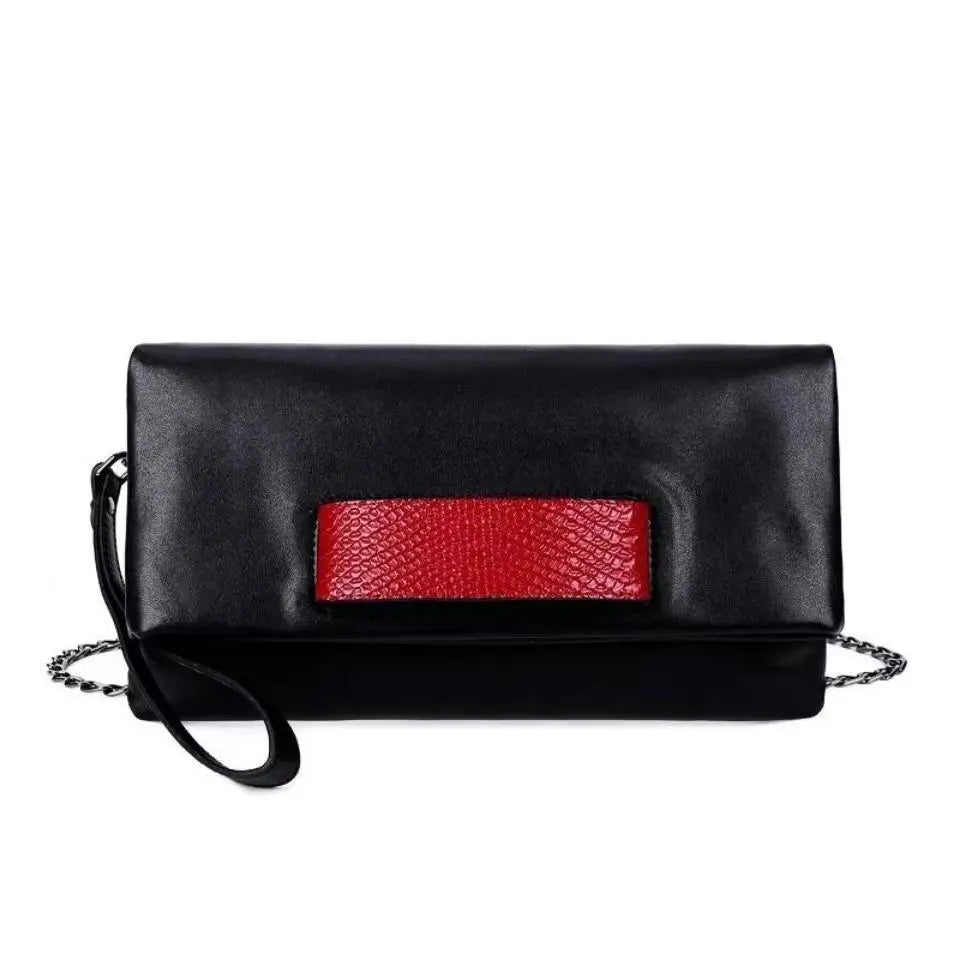 Porte monnaie pochette femme L Rouge 29x16.5cm-L Noir 9x16.5cm-S Rouge 24x14.5cm-S Noir  24x14.5cm-ShopGET® 