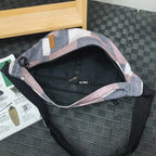 sac banane femme tendance denim plaid