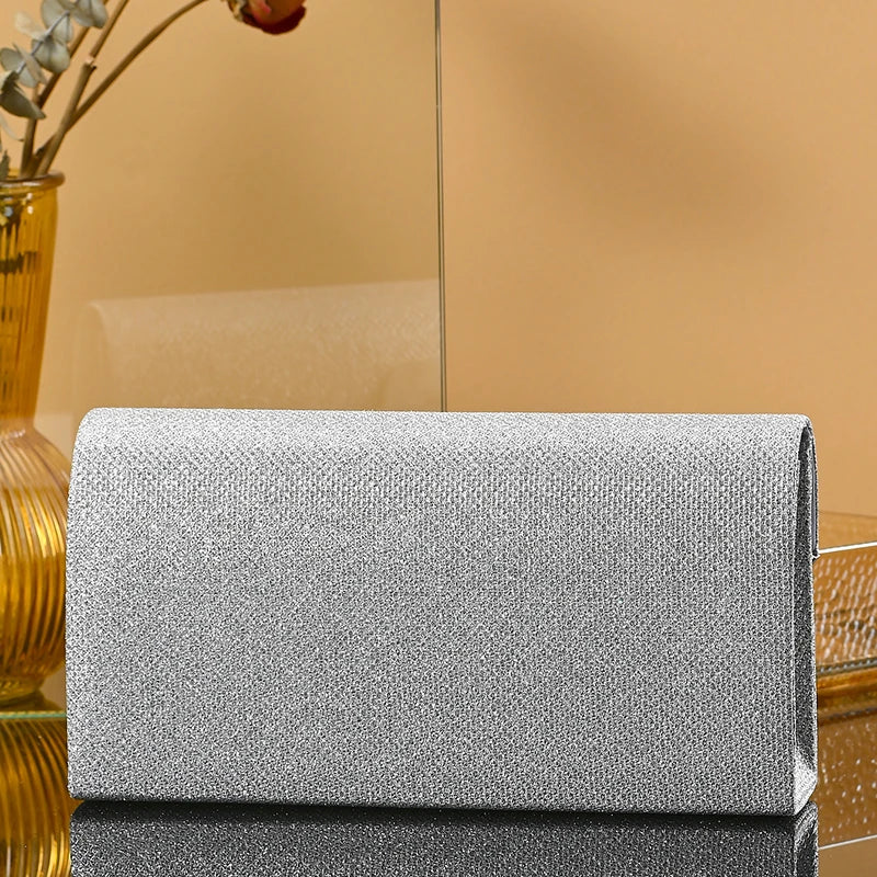 Pochette femme mariage pas cher original Argent-ShopGET® 