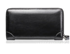 Pochette homme weixier en cuir Noir-Marron-ShopGET® 