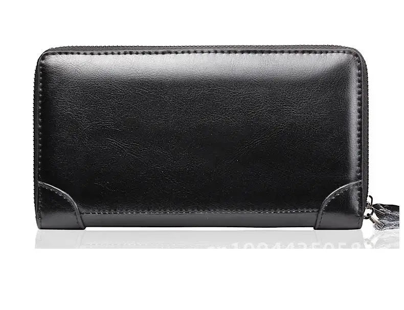 Pochette homme weixier en cuir Noir-Marron-ShopGET® 