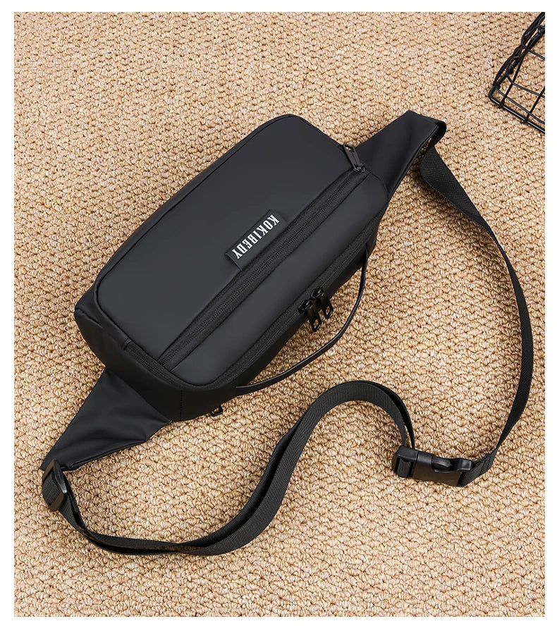 Sac banane rectangulaire pour homme