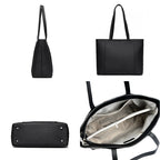 Sac cabas noir Guislaine Gris / 34cm 14cm 27cm-Noir / 34cm 14cm 27cm-Bleu / 34cm 14cm 27cm-ShopGET® 