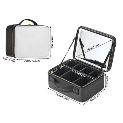 Trousse maquillage avec miroir - ShopGET®