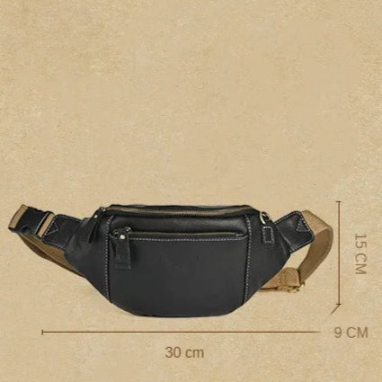 Sac banane homme luxe pas cher en cuir - ShopGET®