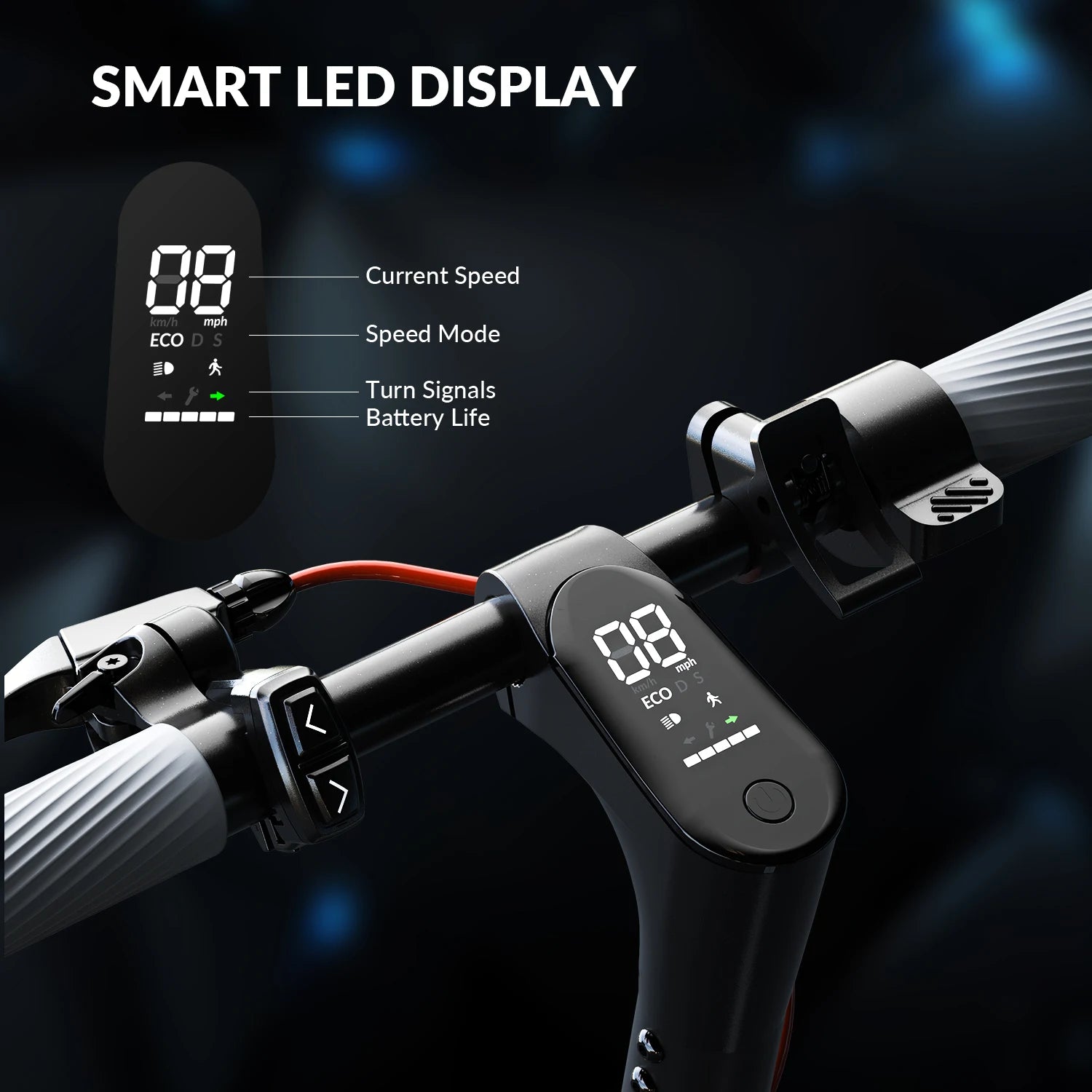 Trottinette électrique 600W , 25 km/h de vitesse