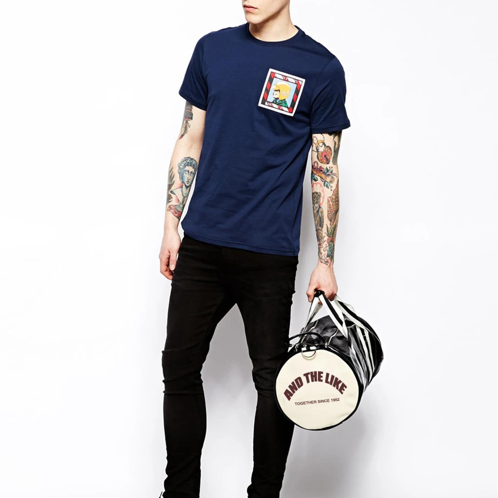 Sac polochon homme cuir Azure vert / 45 x 25 x 25 cm-Noir Blanc / 45 x 25 x 25 cm-Bordeau / 45 x 25 x 25 cm-Noir / 45 x 25 x 25 cm-Noir Jaune / 45 x 25 x 25 cm-Vert / 45 x 25 x 25 cm-Rouge / 45 x 25 x 25 cm-ShopGET® 