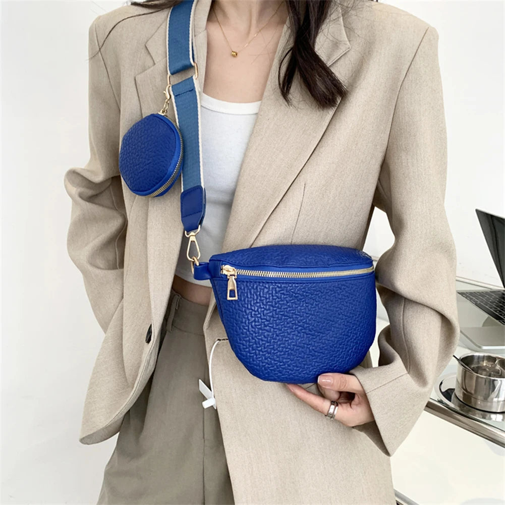 Sac banane de luxe noir pour femme - ShopGET®