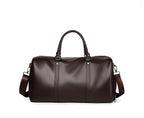 Sac weekend homme cuir marron Marron-Noir-ShopGET® 