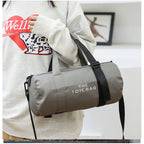 Sac polochon the tote bag Noir-Gris-Vert-ShopGET® 