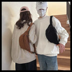 Sac banane marron pour homme