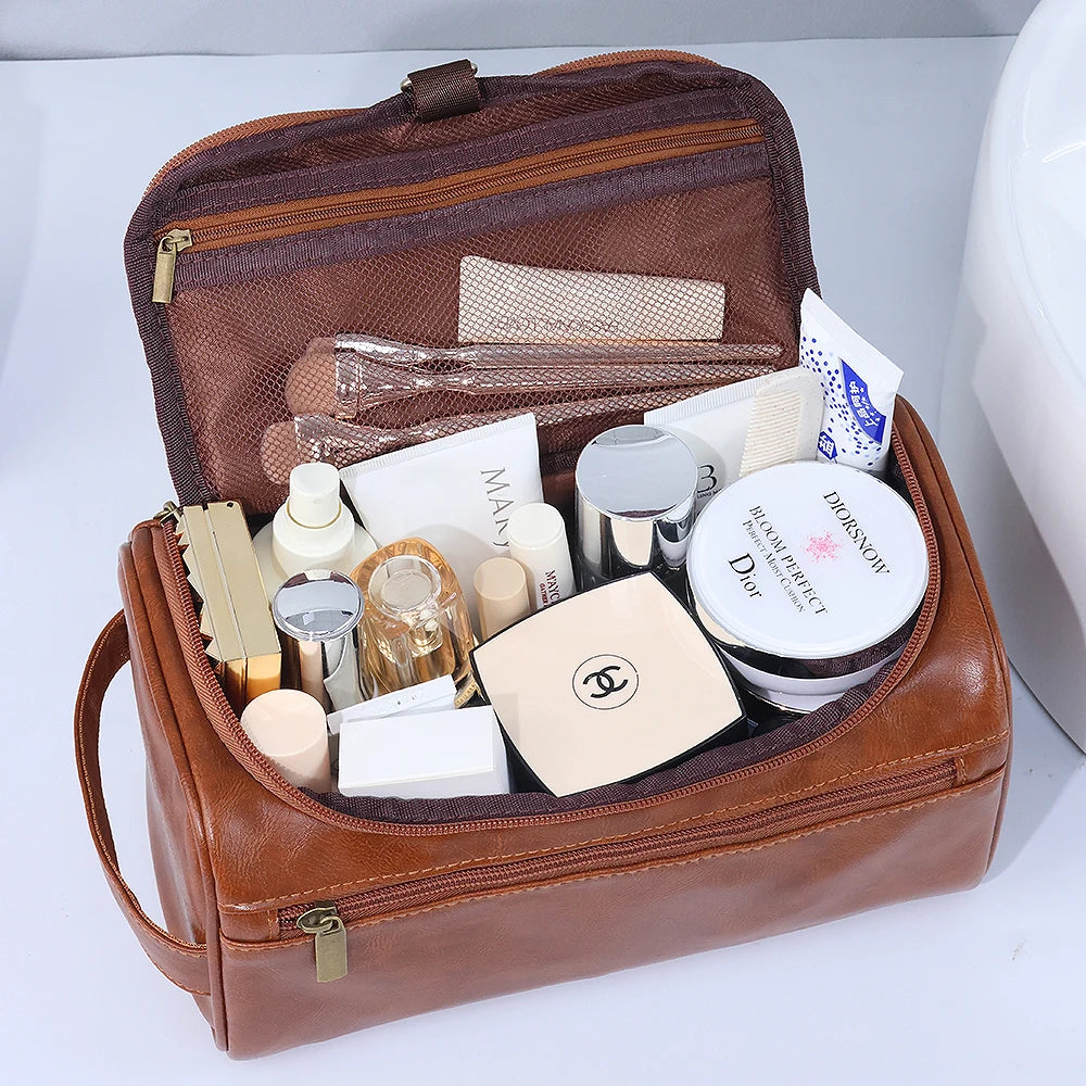 Trousse de toilette homme cuir vintage - ShopGET®