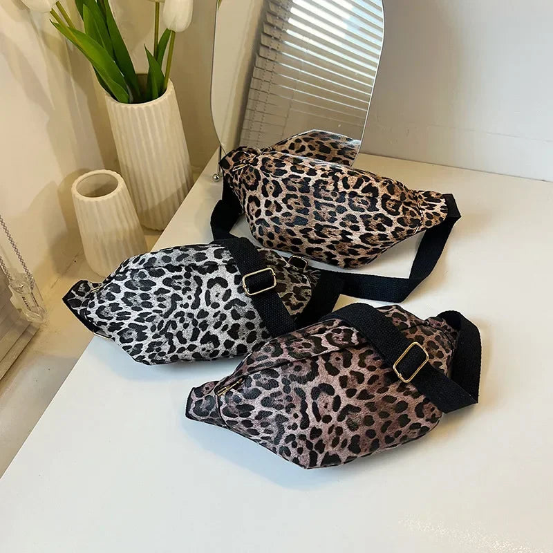 Sac banane femme léopard original