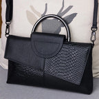 Pochette femme sac original Noir-Noir Blanc-Noir Rouge-ShopGET® 