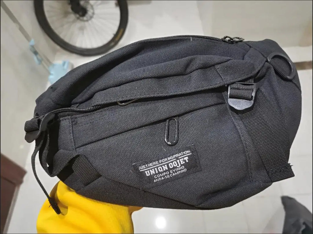 Sac banane toile pour homme