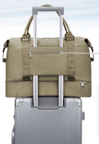 Sac weekend homme de voyage Beige-Rose-Kaki-Bleu-Noir-ShopGET® 