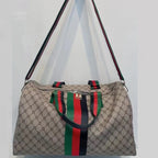 Sac weekend de qualité plaid Kaki Gris A / OFFERTE-Kaki Gris B / OFFERTE-ShopGET® 