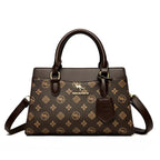 Sac cabas cuir tendance pour femme Marron-Rouge-Jaune-Apricot-ShopGET® 