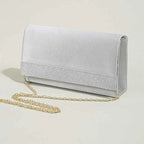 Pochette sac femme tendance Vert / 23 x 5 x 12cm-Argent / 23 x 5 x 12cm-Noir / 23 x 5 x 12cm-Bleu / 23 x 5 x 12cm-ShopGET® 