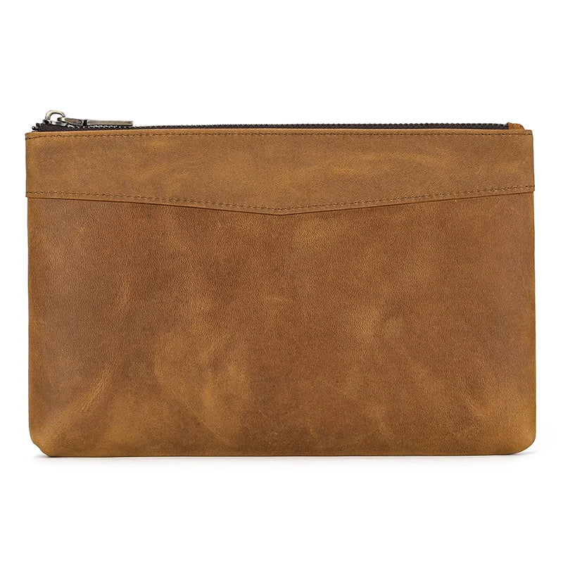 Pochette homme luxe original Marron A-Marron B-ShopGET® 