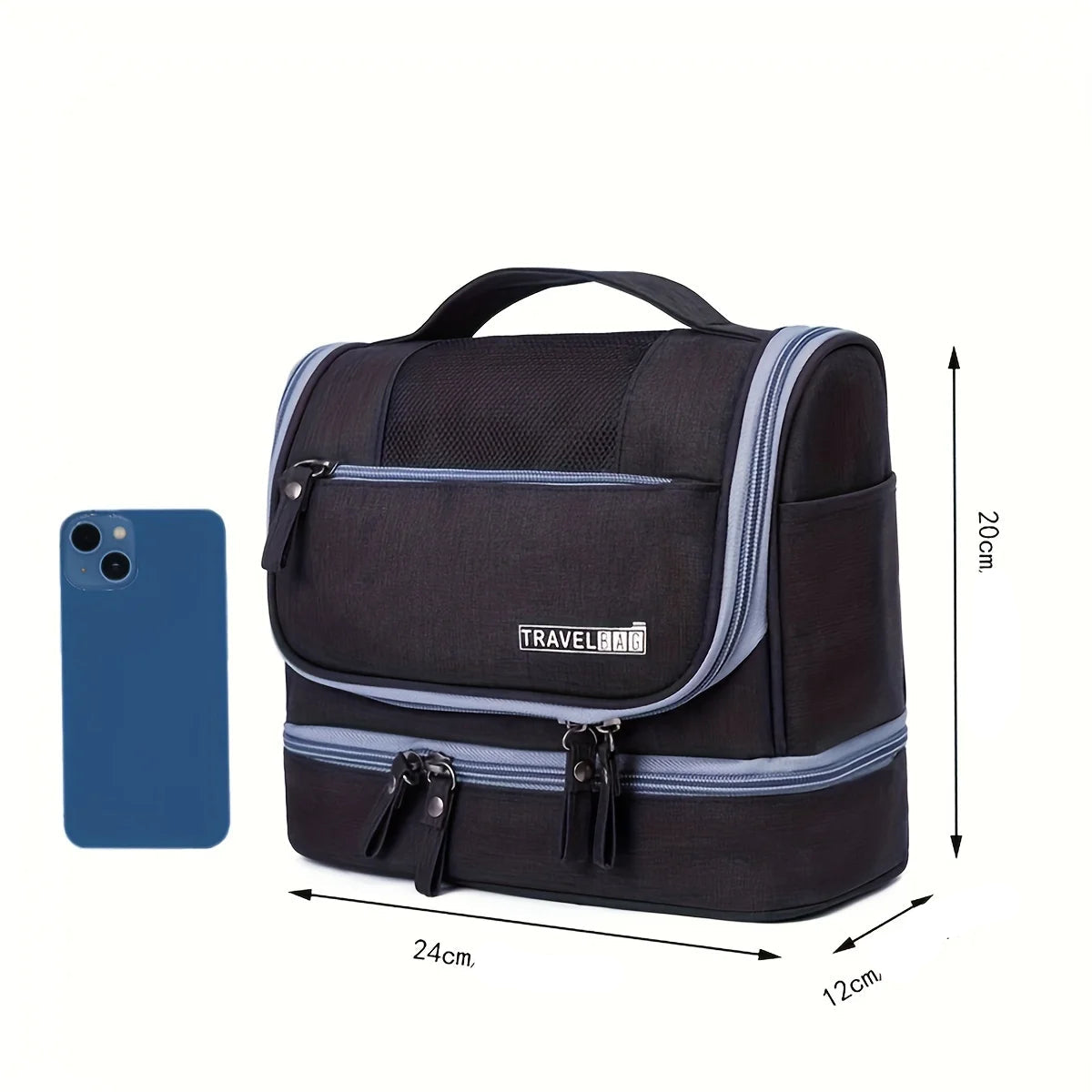 Trousse de toilette homme double compartiments - ShopGET®