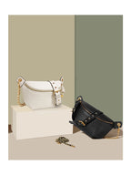 Sac banane en cuir marron authentique