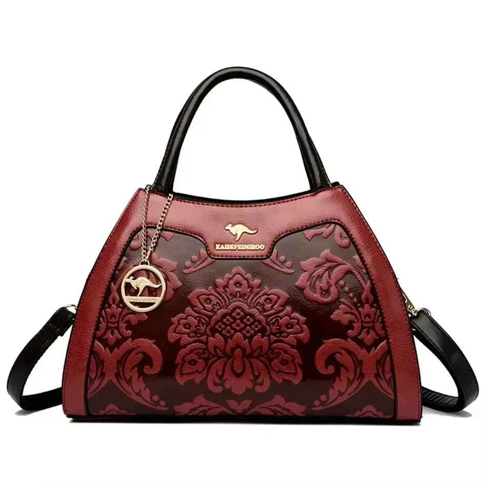 Sac cabas femme cuir de luxe Bleu A-Vert A-Jaune-Noir A-Rouge A-Shopget 