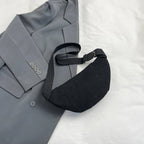 Sac banane femme en velours noir - ShopGET®