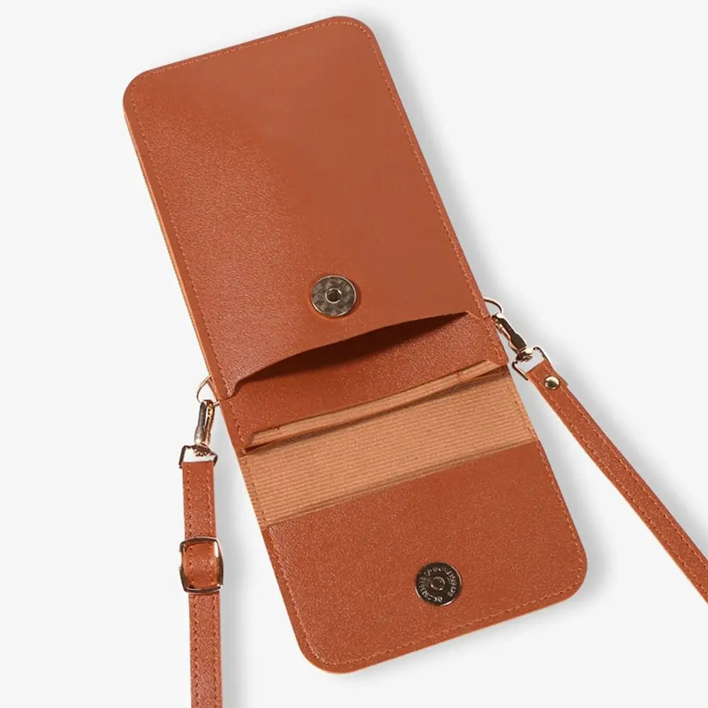 Pochette téléphone bandoulière cuir - ShopGET®