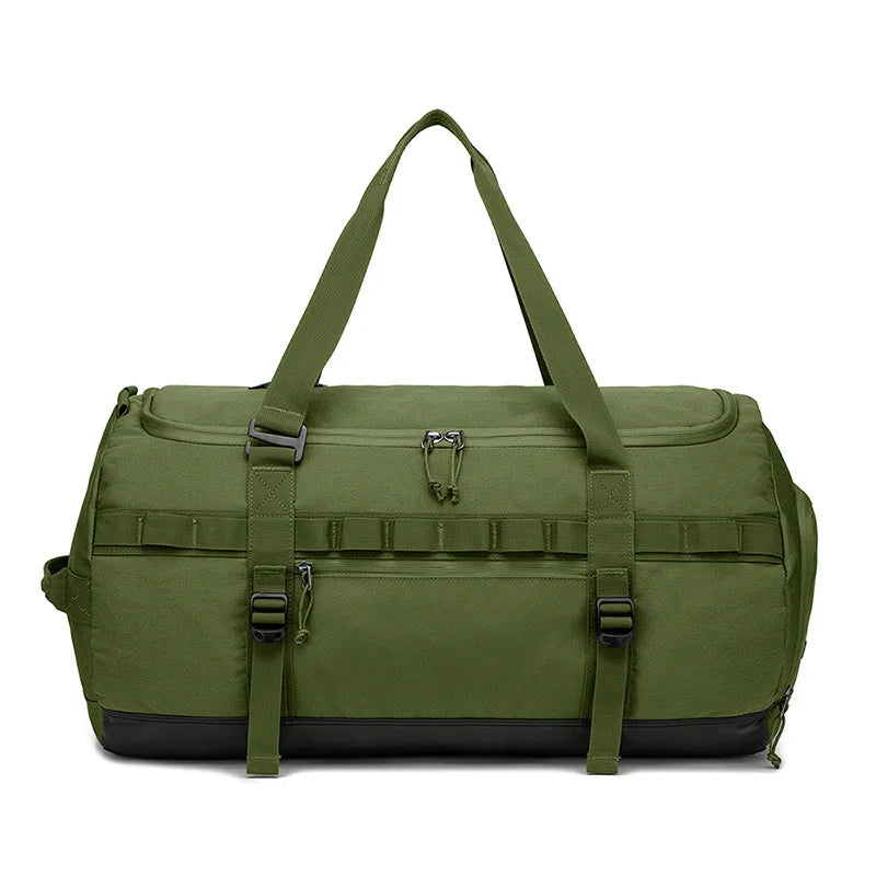 Sac weekend business minimaliste Kaki-Vert-Noir-ShopGET® 