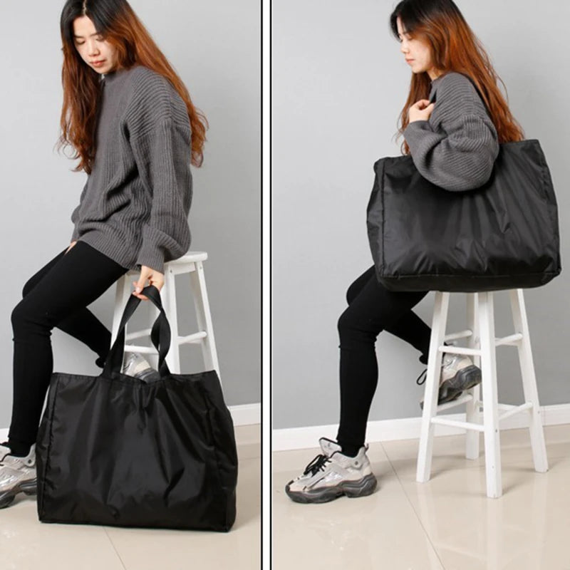 Sac de courses solide et large Noir L-Noir XL-Noir S-Noir M-Navy Bleu L-Navy Bleu XL-Navy Bleu S-Navy Bleu M-ShopGET® 