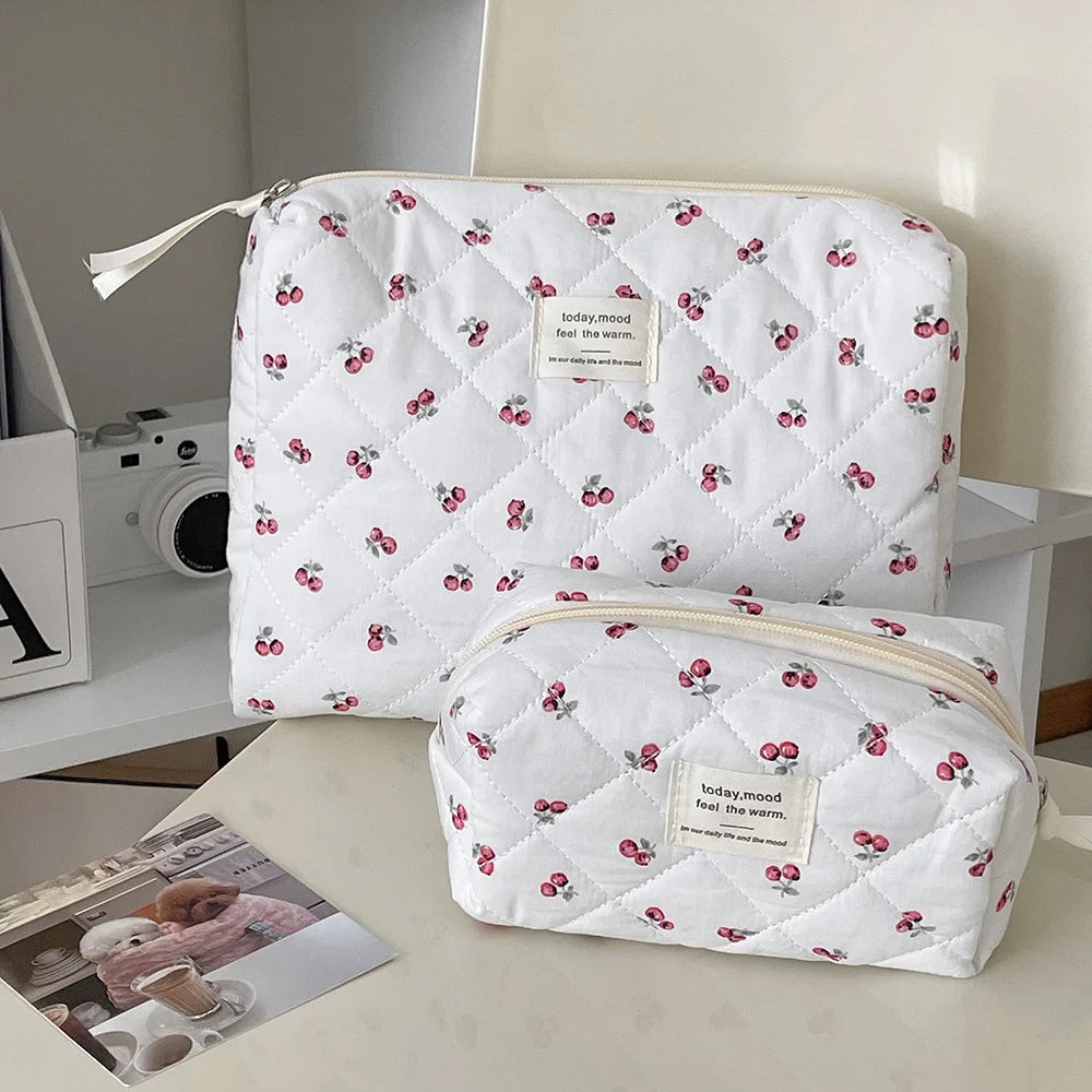 Trousse de toilette femme matelassée douce - ShopGET®