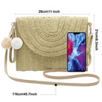 Pochette sac bandoulière Beige / 28 x 21 cm-Marron A / 28 x 21 cm-Marron B / 28 x 21 cm-ShopGET® 