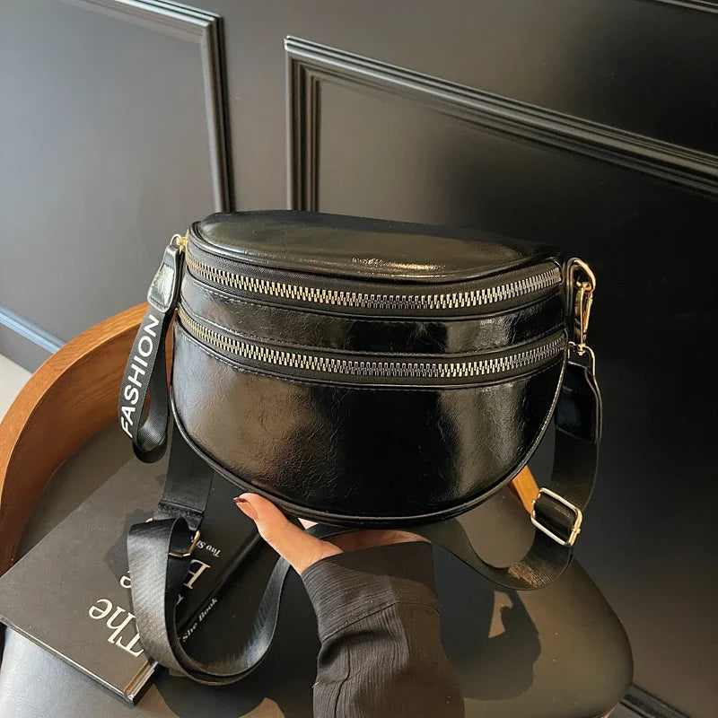 Sac banane femme chic à fermeture éclair