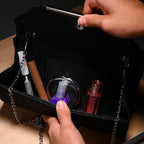 Pochette femme cérémonie Dorée-Noir-Argent-ShopGET® 