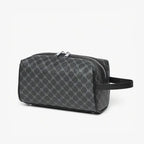 Pochette femme noir en plaid Noir-ShopGET® 