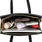 Sac cabas en cuir marron Burgundy-Noir-Apricot-Gris-Marron-ShopGET® 