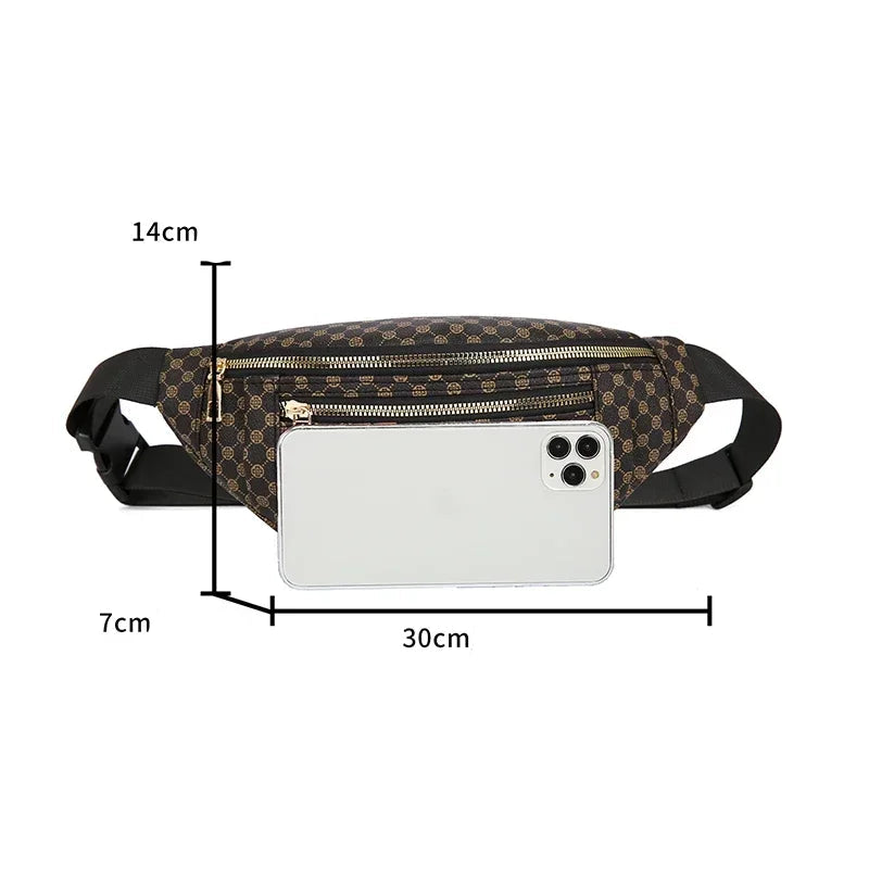 Sac banane femme élégant plaid - ShopGET®