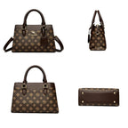 Sac cabas cuir tendance pour femme Marron-Rouge-Jaune-Apricot-ShopGET® 